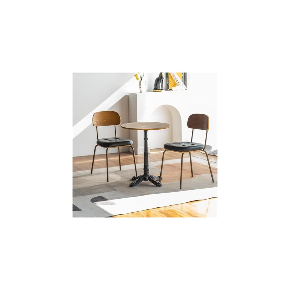 Industrial Household Retro Iron Soft Package Backrest Armchair Restaurant Bar Chair