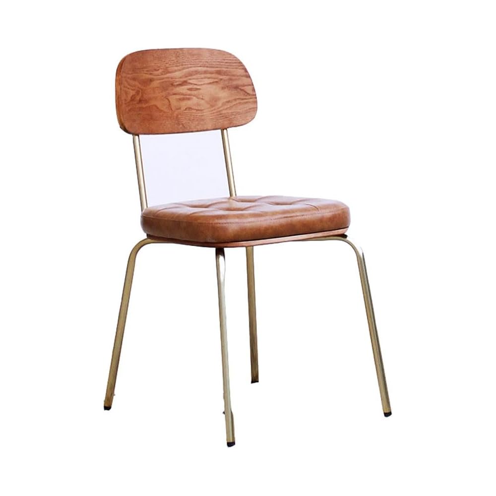 Industrial Household Retro Iron Soft Package Backrest Armchair Restaurant Bar Chair