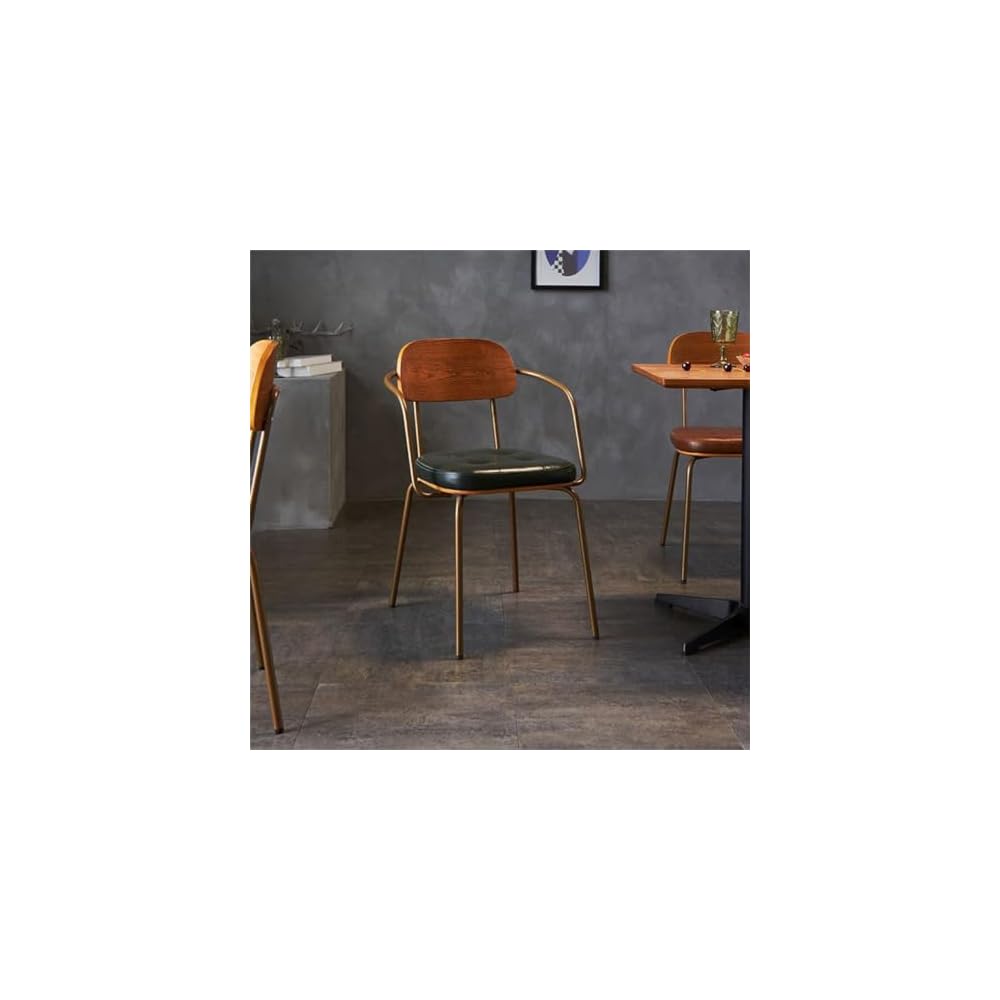 Industrial Household Retro Iron Soft Package Backrest Armchair Restaurant Bar Chair