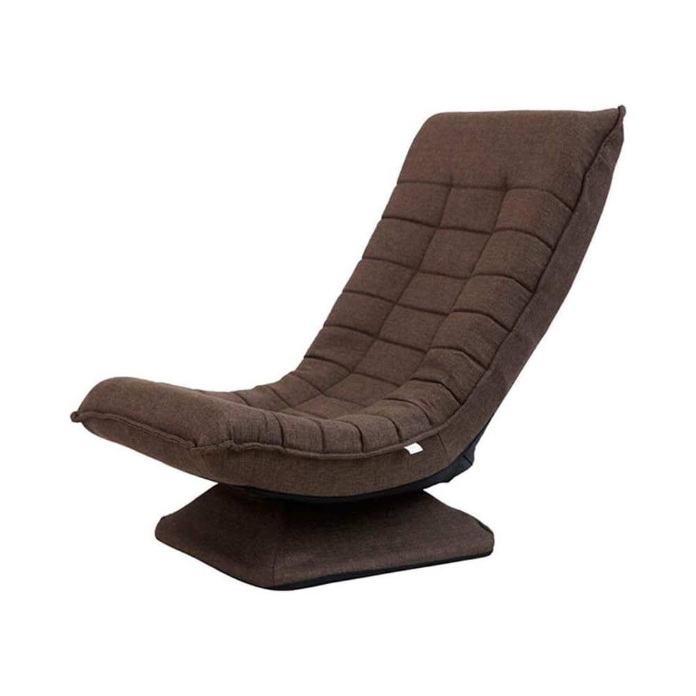 Folding Chairs Chair Floor Sofa Lounger Foldable Adjustment Rotation Reclining Meditation Home Office (Color : Blue) Colour:Red (Color : Brown)